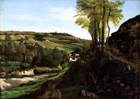 The Valley of Ornans 1858 by Gustave Courbet The Valley of Ornans 1858 by Gustave Courbet
