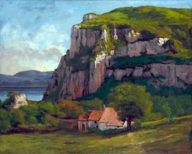 The Rock of Hautepierre 1869 by Gustave Courbet