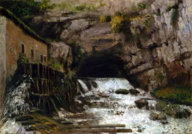 The Source of the Loue 1864 by Gustave Courbet The Source of the Loue 1864 by Gustave Courbet