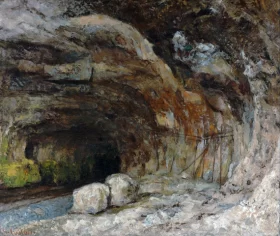 Grotto of Sarrazine Near Nans-Sous-Sainte-Anne by Gustave Courbet Grotto of Sarrazine Near Nans-Sous-Sainte-Anne by Gustave Courbet