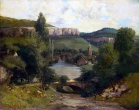 View of Ornans by Gustave Courbet