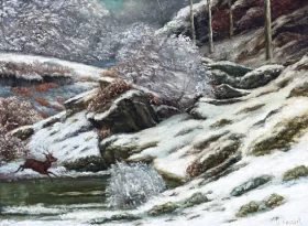 Paysage D'hiver by Gustave Courbet