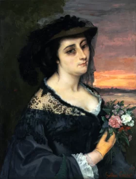 Laure Borreau 1863 by Gustave Courbet