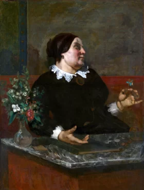 Mother Gregory by Gustave Courbet