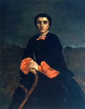 Juliette Courbet 1860 by Gustave Courbet