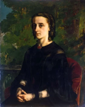 Madame De Brayer 1858 by Gustave Courbet