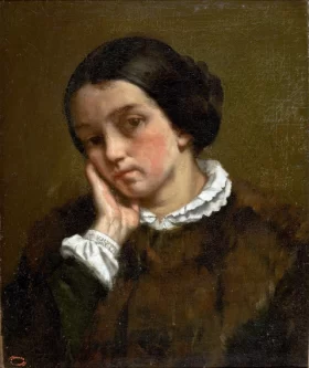 Zélie Courbet 1847 by Gustave Courbet
