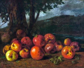 Still Life with apples, 1872 by Gustave Courbet