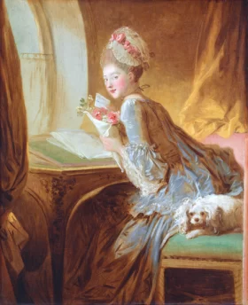 The Love Letter by Jean-Honoré Fragonard