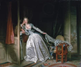 The Stolen Kiss by Jean-Honoré Fragonard