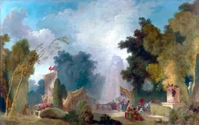 The Fête at Saint Cloud by Jean-Honoré Fragonard The Fête at Saint Cloud by Jean-Honoré Fragonard