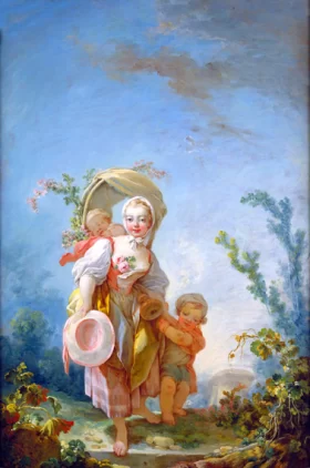 The Shepherdess by Jean-Honoré Fragonard