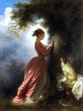 The Souvenir by Jean-Honoré Fragonard