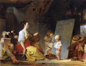 Dites donc s'il vous plaît (Say Please) by Jean-Honoré Fragonard Dites donc s'il vous plaît (Say Please) by Jean-Honoré Fragonard