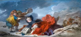 Winter 1755 by Jean-Honoré Fragonard