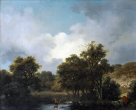 La mare by Jean-Honoré Fragonard