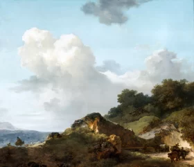 The Rock by Jean-Honoré Fragonard