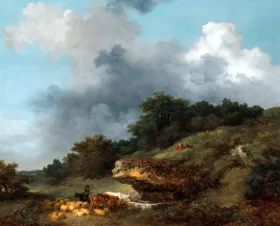 The Watering Place 1765 by Jean-Honoré Fragonard