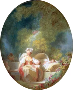 The Good Mother by Jean-Honoré Fragonard