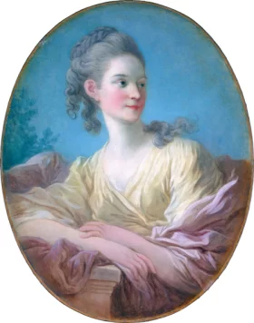 Portrait of a Young Woman by Jean-Honoré Fragonard