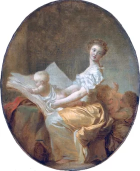 Mother and Child by Jean-Honoré Fragonard