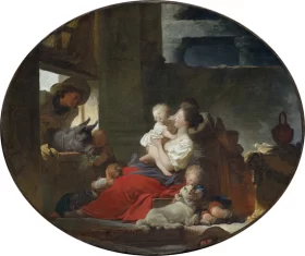 Happy Fecundity by Jean-Honoré Fragonard
