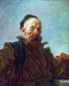 Portrait of a Man in Spanish Costume by Jean-Honoré Fragonard