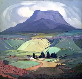 Amajuba by Jacobus Hendrik Pierneef Amajuba by Jacobus Hendrik Pierneef