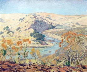 A Bend in the River by Jacobus Hendrik Pierneef A Bend in the River by Jacobus Hendrik Pierneef