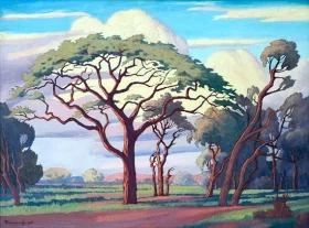 Lowveld in Summer by Jacobus Hendrik Pierneef