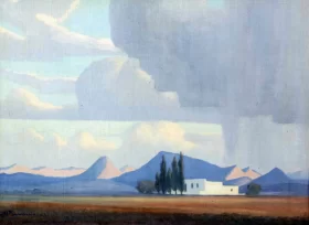 Rain Clouds Approaching by Jacobus Hendrik Pierneef