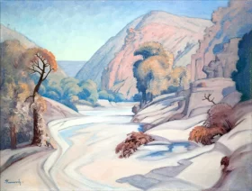 Dry-River by Jacobus Hendrik Pierneef