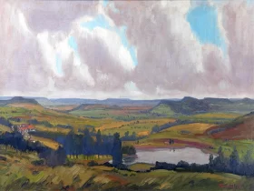 Extensive Landscape by Jacobus Hendrik Pierneef