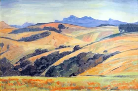 Karoo Landscape by Jacobus Hendrik Pierneef Karoo Landscape by Jacobus Hendrik Pierneef