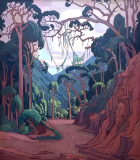 Houtbos Transvaal by Jacobus Hendrik Pierneef Houtbos Transvaal by Jacobus Hendrik Pierneef