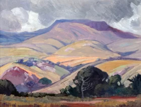 Landscape, Northern Transvaal by Jacobus Hendrik Pierneef Landscape, Northern Transvaal by Jacobus Hendrik Pierneef