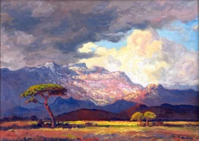 Rainclouds and Sunshine, South West Africa by Jacobus Hendrik Pierneef Rainclouds and Sunshine, South West Africa by Jacobus Hendrik Pierneef