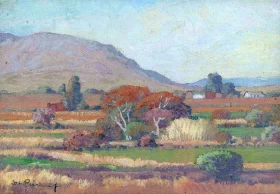 Landscape_Near Wolmarans Farm South Africa by Jacobus Hendrik Pierneef Landscape_Near Wolmarans Farm South Africa by Jacobus Hendrik Pierneef