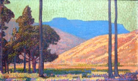 Middag, Waterval Onder, 1917 by Jacobus Hendrik Pierneef Middag, Waterval Onder, 1917 by Jacobus Hendrik Pierneef
