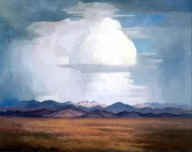 Storm Clouds Over the Veld by Jacobus Hendrik Pierneef Storm Clouds Over the Veld by Jacobus Hendrik Pierneef
