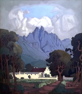Stellenbosch by Jacobus Hendrik Pierneef Stellenbosch by Jacobus Hendrik Pierneef