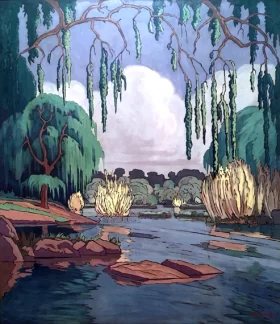 Vaalrivier Parys by Jacobus Hendrik Pierneef Vaalrivier Parys by Jacobus Hendrik Pierneef