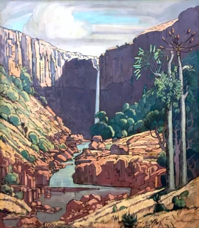 Waterval Boven by Jacobus Hendrik Pierneef Waterval Boven by Jacobus Hendrik Pierneef