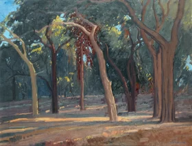 Woodland by Jacobus Hendrik Pierneef Woodland by Jacobus Hendrik Pierneef