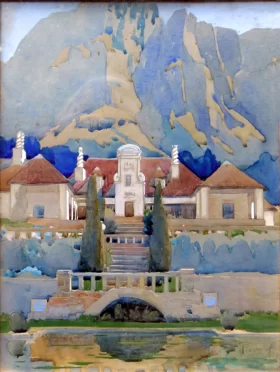 Luncarty House by Jacobus Hendrik Pierneef Luncarty House by Jacobus Hendrik Pierneef