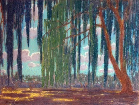 Willow Trees in Summer by Jacobus Hendrik Pierneef Willow Trees in Summer by Jacobus Hendrik Pierneef