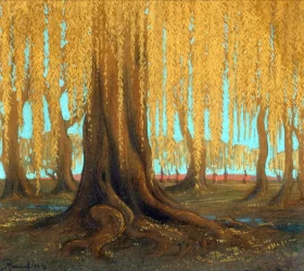 Willow Tree by Jacobus Hendrik Pierneef Willow Tree by Jacobus Hendrik Pierneef