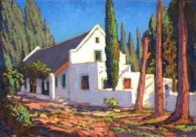 Cape Farmhouse by Jacobus Hendrik Pierneef Cape Farmhouse by Jacobus Hendrik Pierneef