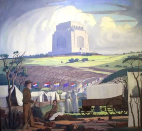 Afrikaaner Nationalism at Voortrekker Monument by Jacobus Hendrik Pierneef Afrikaaner Nationalism at Voortrekker Monument by Jacobus Hendrik Pierneef