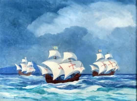 Vasco Da Gama Seil Om Kaap by Jacobus Hendrik Pierneef Vasco Da Gama Seil Om Kaap by Jacobus Hendrik Pierneef